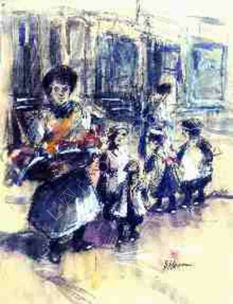 Street Scene with Children…