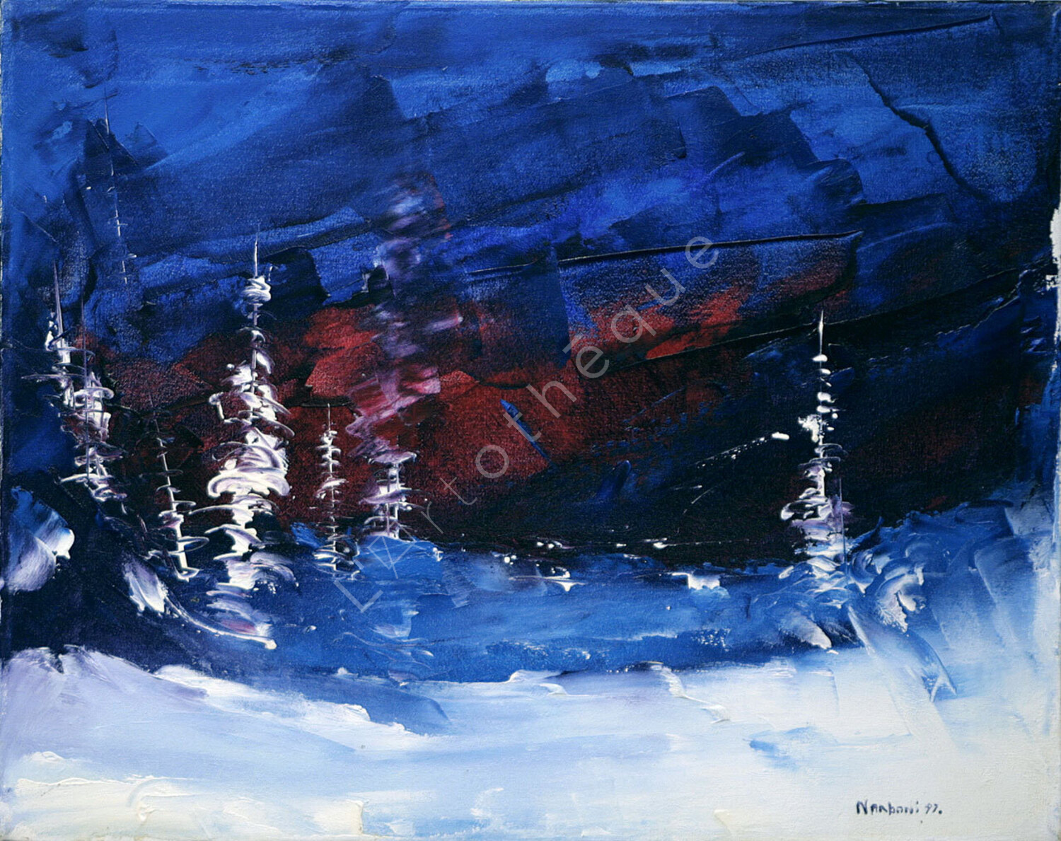 Sans titre (Scène d'hiver)