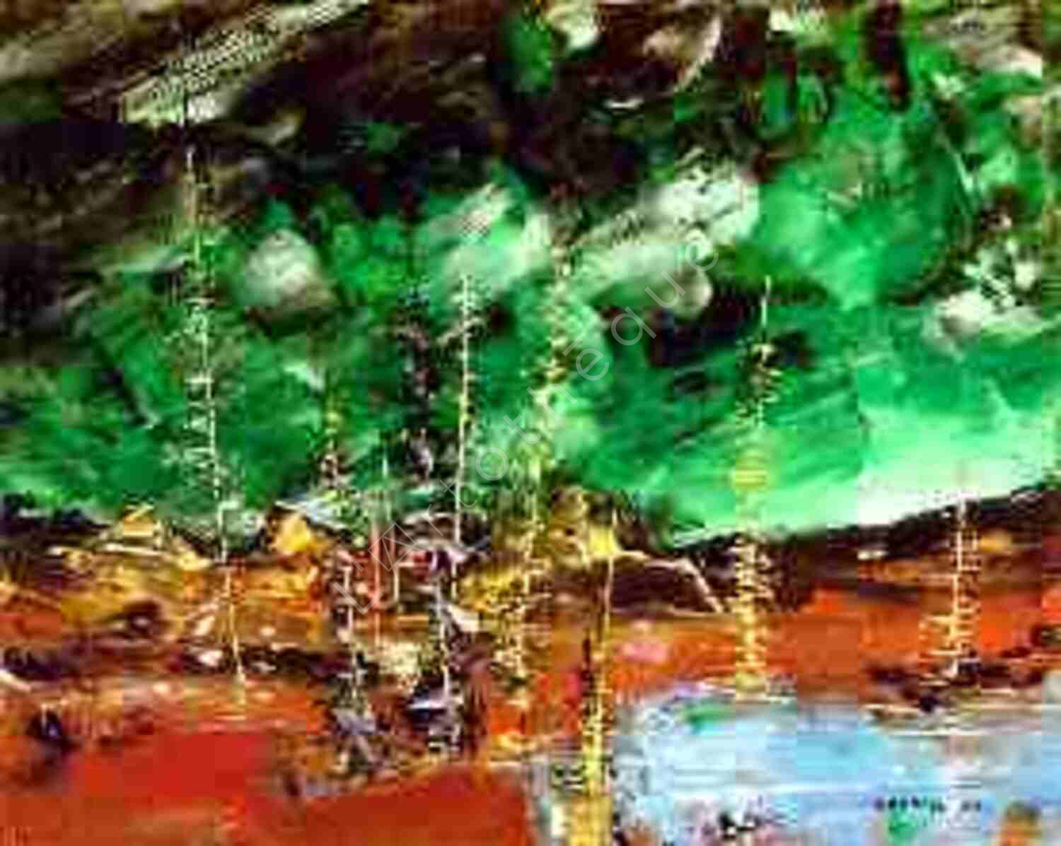 Sans titre (Abstraction verte)