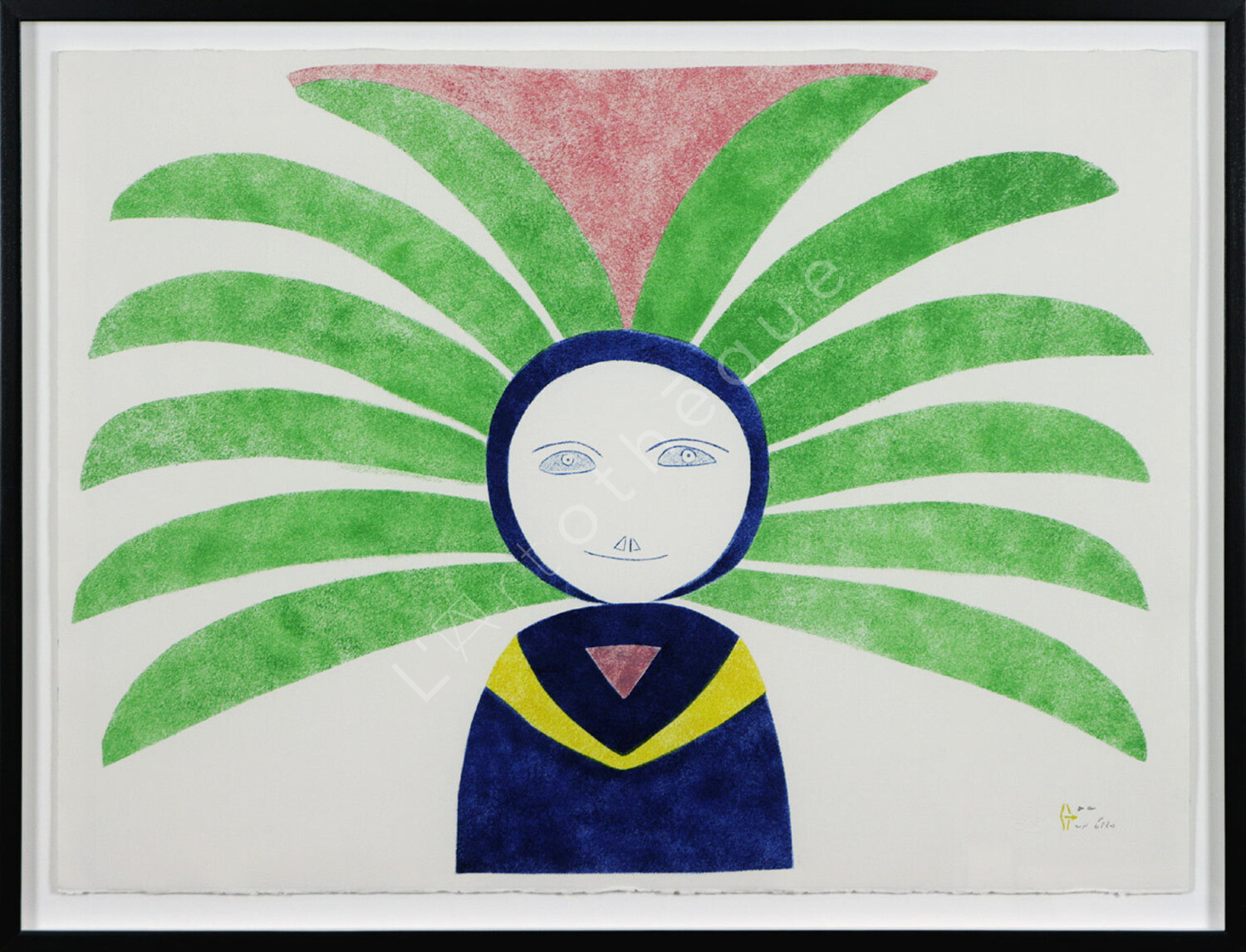 An Inukshuk transforming into…